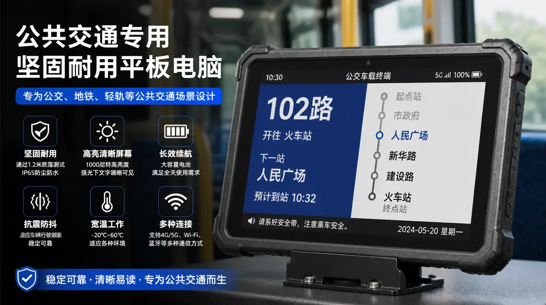 公共交通坚固平板电脑选购指南-让工作更可靠